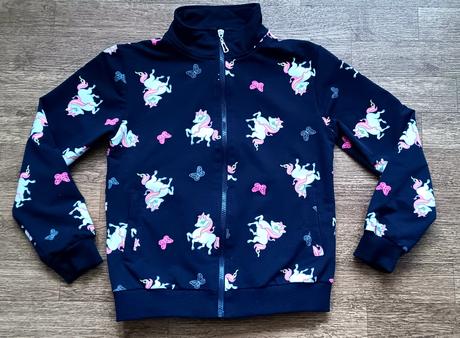 Dievčenská mikina na zips, 140