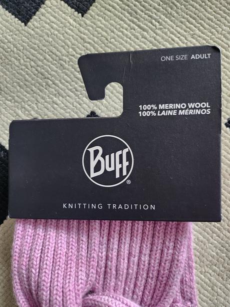 Buff merino pletená čelenka, 