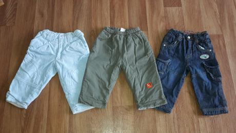 Zateplene nohavice 74, 74