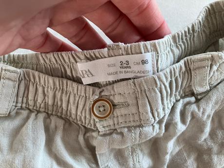 Ľanové kraťasy, zara,98