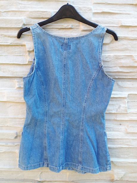 Riflová vesta s gombíkmi, s.oliver,s