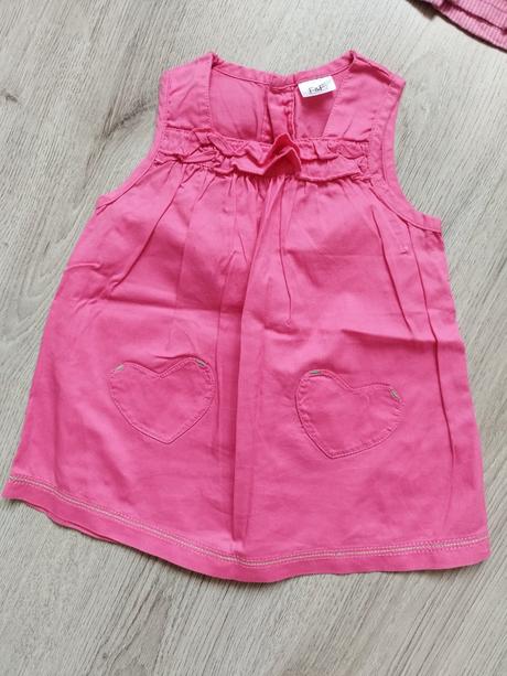 Šaty 3 kusy + body, f&f,68