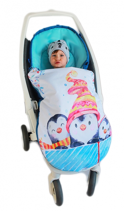 Detský fusak winter luxury velvet 105 x 55 cm - k, nellys