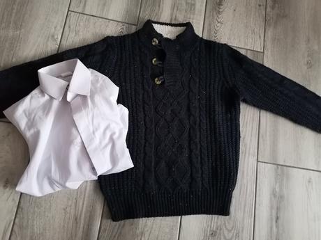 Svetrík 116 ( košielka grátis), pepco,116