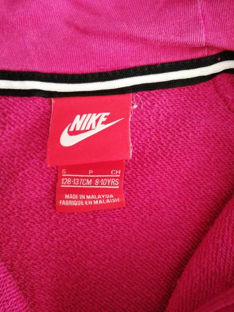 Mikina na zips s kapucňou, nike,128