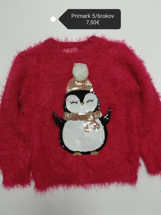 Vianočný sveter s tučniakom, 116