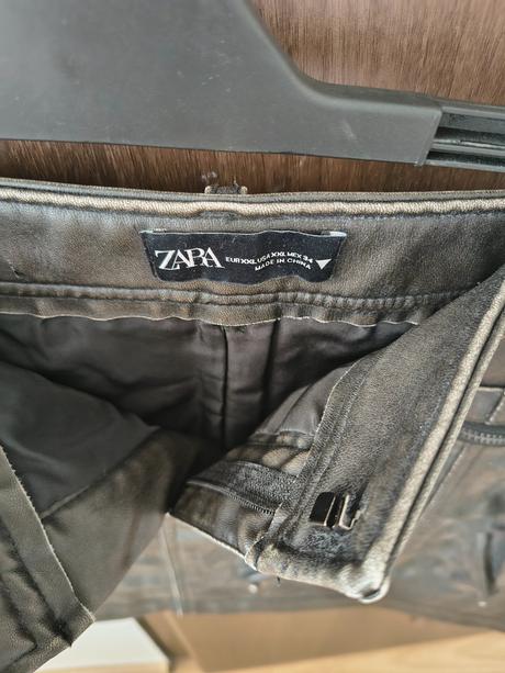 Kožená sukňa, zara,xxl