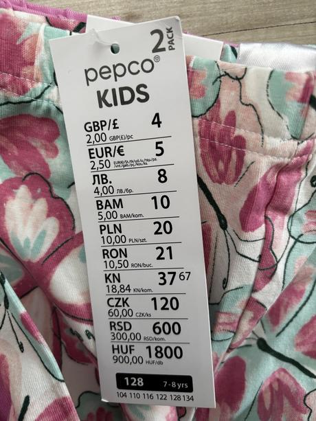 Legíny novè, pepco,128