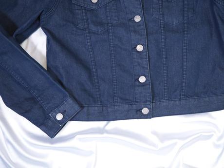 Kvalitná riflová bunda kombi world, m