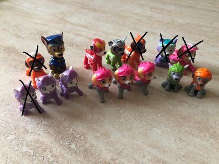 Labková patrola, postavičky/figúrky, top stav, 