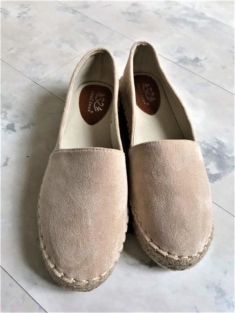 Naturálne semišové espadrilky, 38