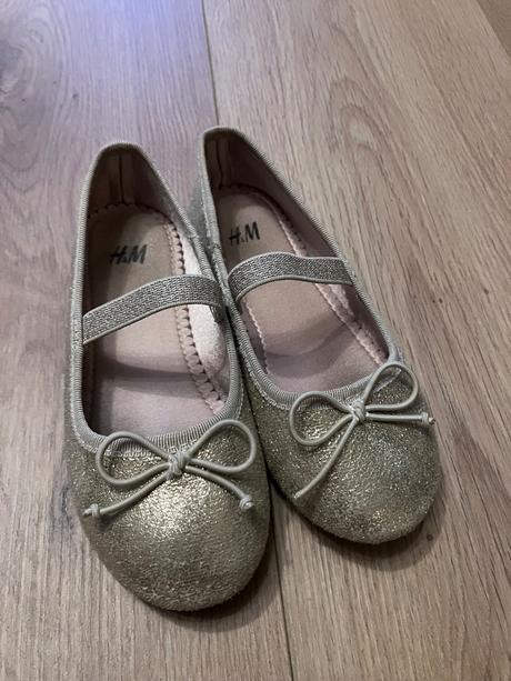 Balerínky zlate, h&m,26