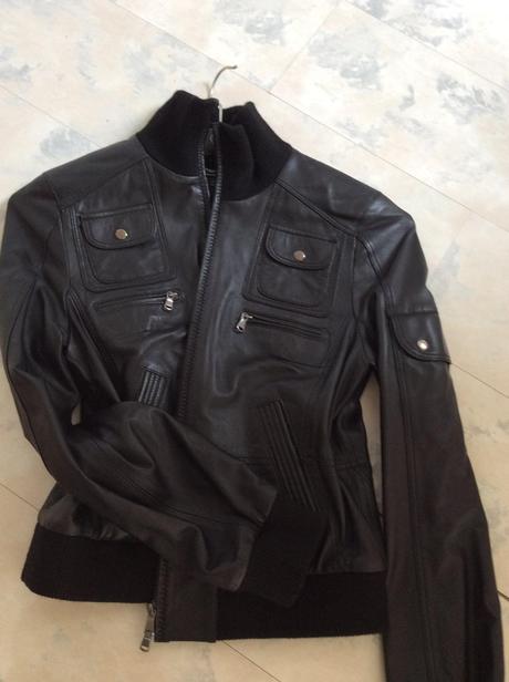 Kožená bunda z teľacej kože, l