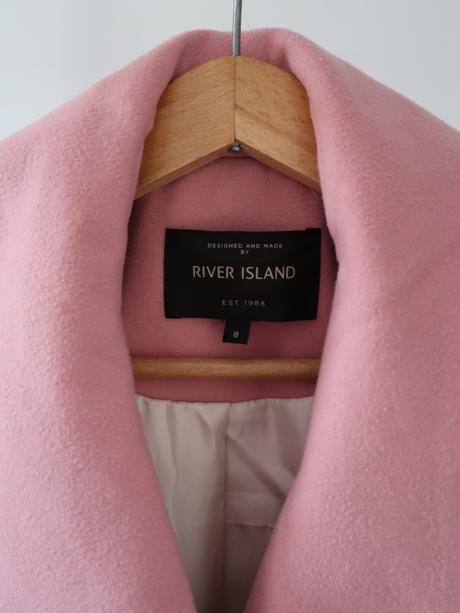 Elegantný teplý kabát v krásnej farbe - 36/s, river island,36