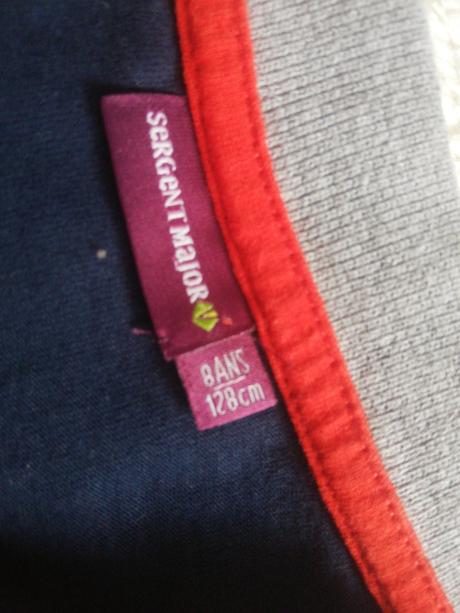 Tričko, sergent major,128