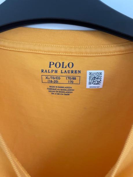 Rl okrové tričko, ralph lauren,164 / 170 / 176