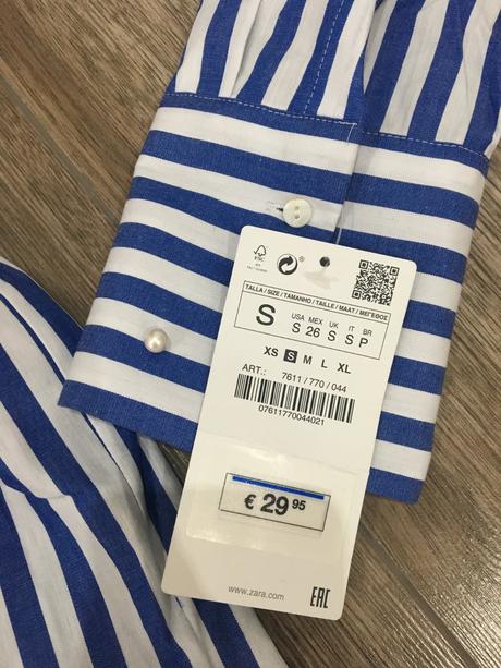 Dámske košelové šaty, zara,s