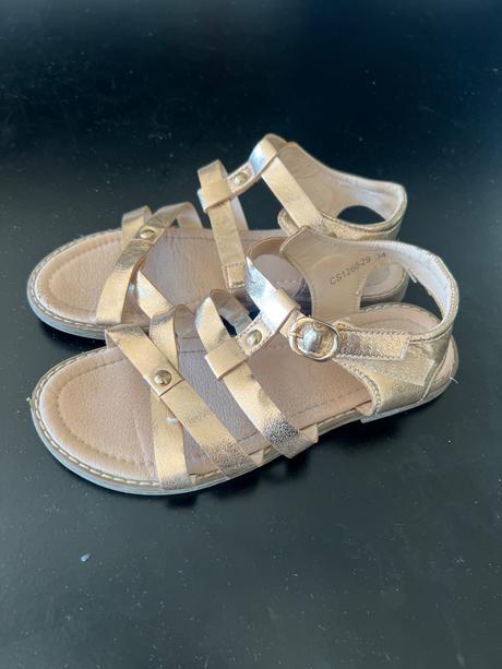 Zlaté sandalky, nelli blu,34