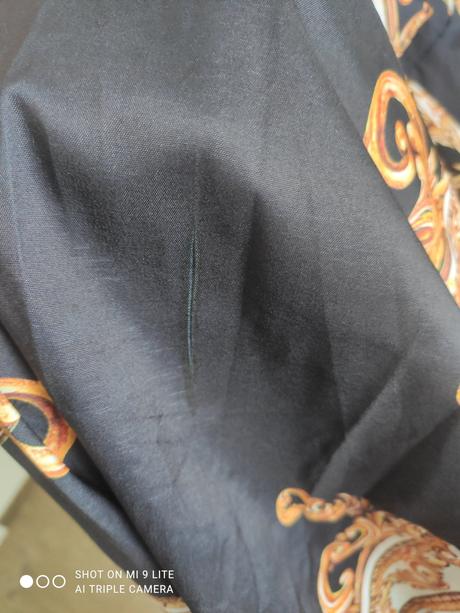 Bluzkove saty s miernym poskodenim, l