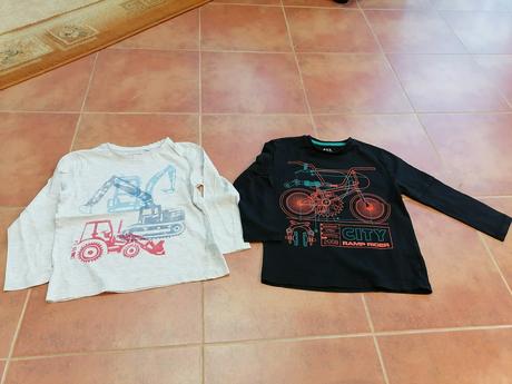 2x tričko veľ. 122, 122