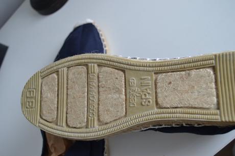 Štýlové tmavomodré plátenné espadrilky, veľ. 39, 39