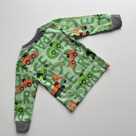 Chlapčenské pyžamo tractor zelená, 98 / 110 / 122