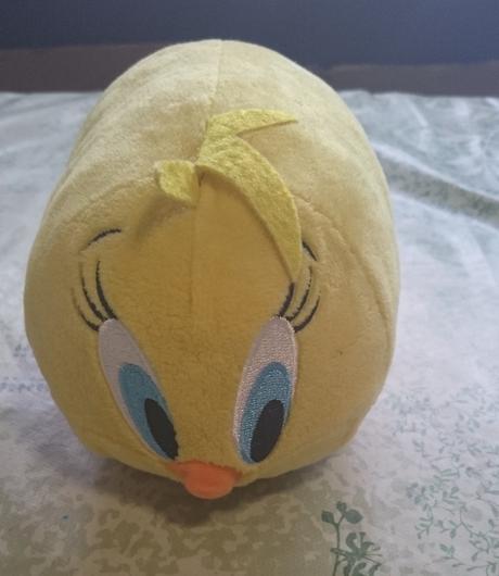 Plyšový tweety valec, looney tunes, 15 cm,
