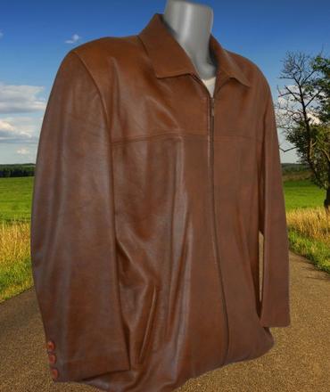 Pánska kožená bunda xxxl, xxxl