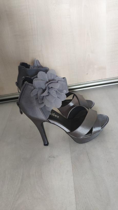 Sandále na podpätku, jennifer&jennifer,36