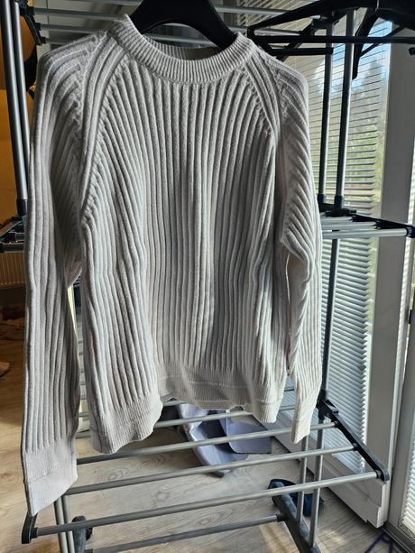 Biely mäkký teply svetrík mango, mango,m