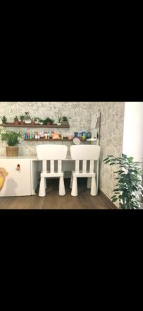 Ikea, mammut stoličky 2x, smastad lavica, 