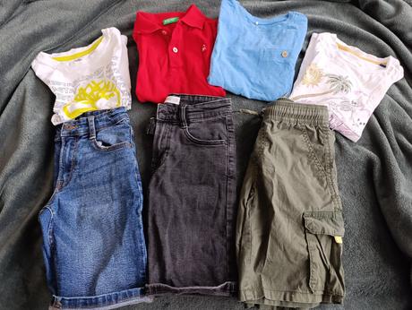 Kráťase riflové, mango,128