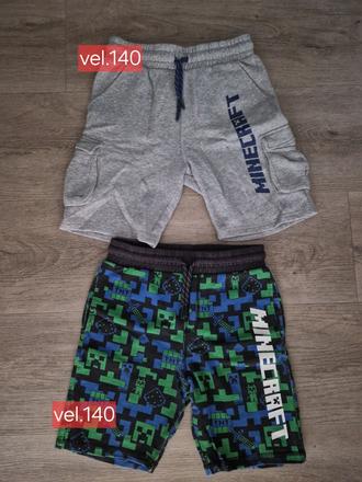 Minecraft kraťasy vel.140, 140
