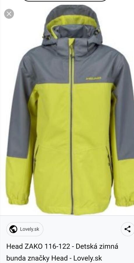 Nová outdoorová turistická bunda head zako, 152