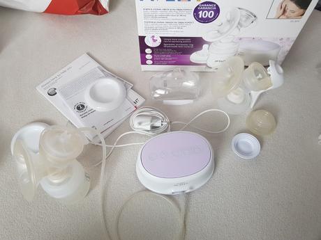 Elektrická odsávačka avent, 