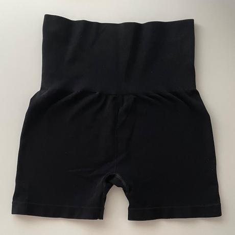 Rebrované šortky vysoký pás prekladaný cyklistické, h&m,s