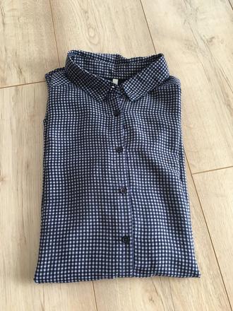 Dámska modrá košeľa, stradivarius,s