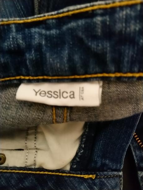 Dámske riflové elastické trištvrťáky, yessica, yessica,s