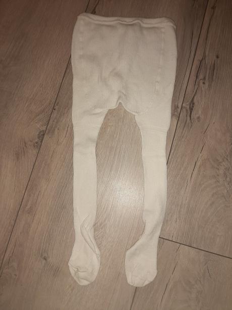 Biele rebrované pančušky, antony,86