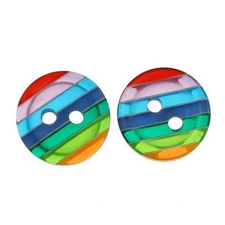 Gombík dúhový 12 mm, 