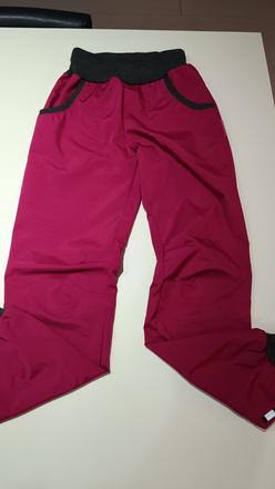 Unuo, detské softshellové nohavice bez zateplenia, unuo,140