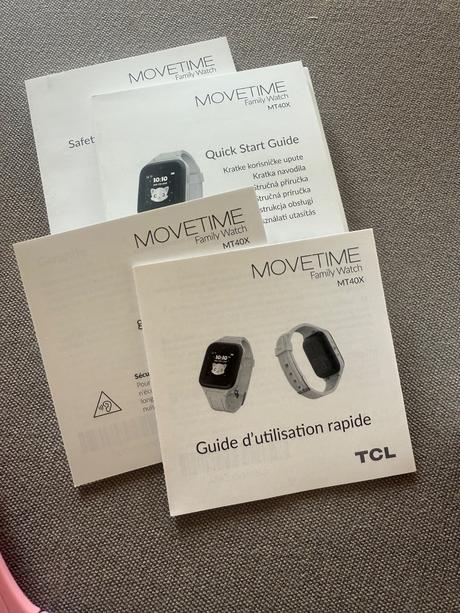 Smart hodinky tcl movetime ružové,