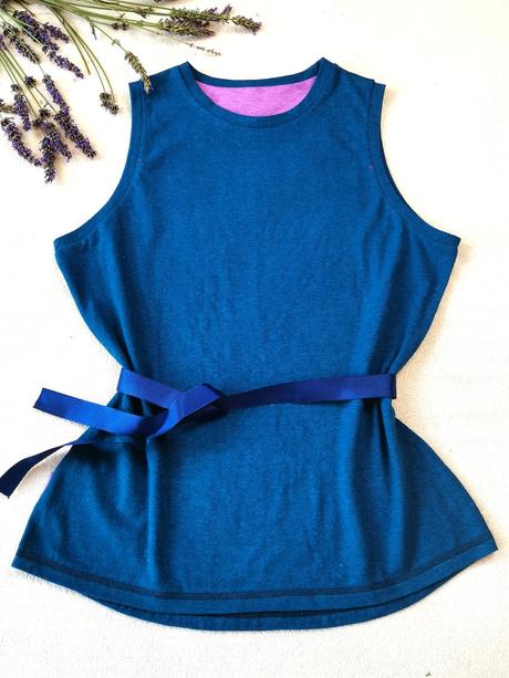 Top-tielko z konopného úpletu, l / m / s / xs