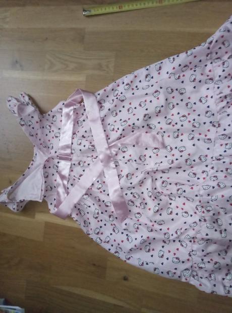 Šaty hello kitty, h&m,128