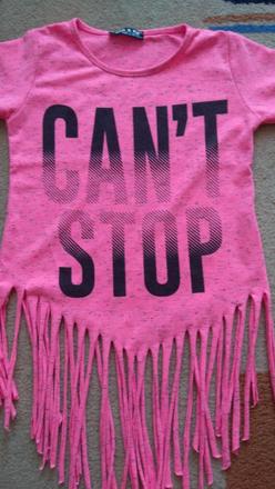 Tričko so strapcami, 134