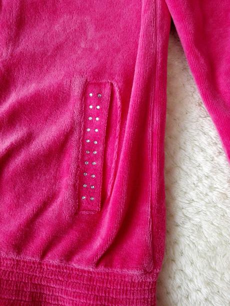 Velurova mikinka s kamienkami, 116