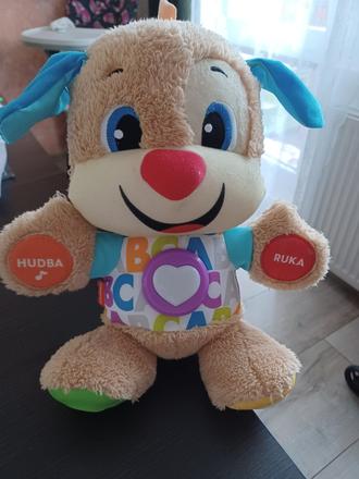 Macko so zvukmi,fisher price, 