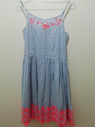 Letné vyšívané šaty, george,164