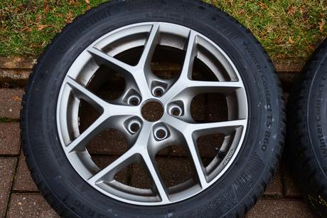 Hlinikové disky borbet + zimné pneumatiky,