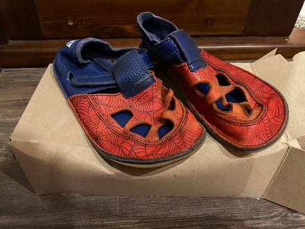 Papučky baby bare 28 spiderman, baby bare shoes,28